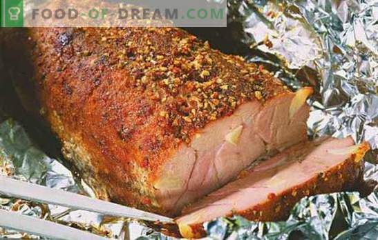 La carne de cerdo en el horno en papel de aluminio (receta paso a paso) es la mejor manera de cocinar carne. Cerdo en horno de aluminio: pieza entera, con verduras
