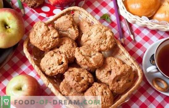 Las galletas de avena con manzanas son sabrosas y saludables. Secretos y trucos: cómo hacer un postre desde la infancia: galletas de avena con manzanas