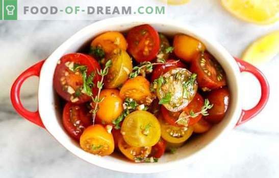 Świeżo solone pomidory w opakowaniu: szybki przepis na pyszną przekąskę. Szybkie receptury lekkich solonych pomidorów w opakowaniu