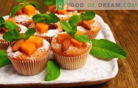 Muffins de calabaza - pasteles soleados! Recetas para magdalenas de calabaza dietéticas, clásicas y de postre