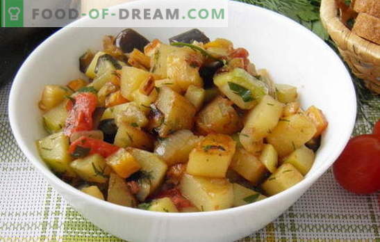 El estofado de verduras con calabacín y papas es el favorito del menú de verano. Receta de guiso de verduras con calabacín y patatas: mínimo esfuerzo