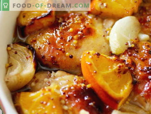 Pollo con naranjas - las mejores recetas. Cómo cocinar correctamente y sabroso pollo con naranjas