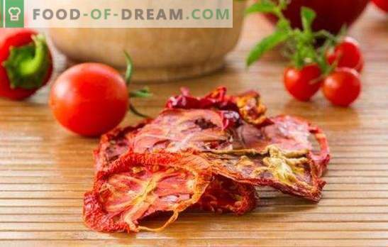 Cómo preparar tomates secos: todos los sentidos. Recetas interesantes con tomates secos