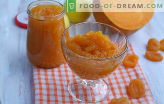 ¡La mermelada de calabaza con albaricoques secos es un cuento de hadas naranja! Recetas para diferentes mermeladas de calabaza con albaricoques secos y limones, naranjas, nueces