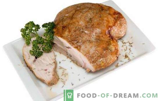 Pechuga de pavo - carne baja en calorías y nutritiva. Las mejores recetas de pechuga de pavo: en escabeche, papel de aluminio, sopa, ensalada, asado, estofado