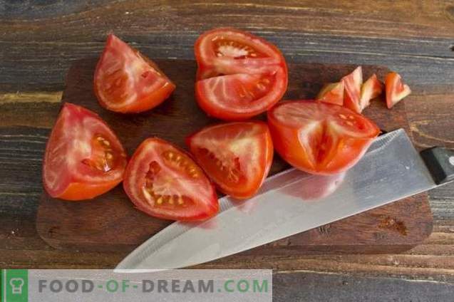 Chile casero de salsa de tomate y tomate