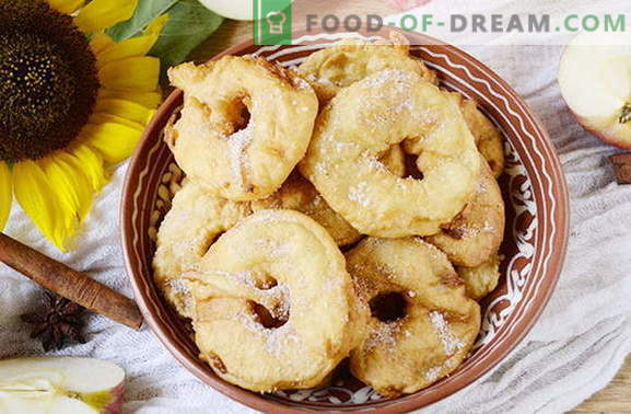 Deliciosas rosquillas de manzana en 20 minutos. Delicate original para niños y adultos