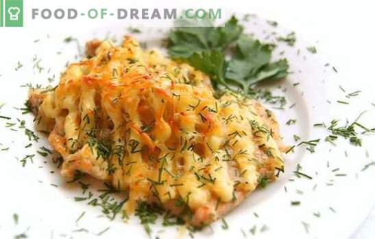 Pescado bajo mayonesa en el horno es un plato sin pretensiones! Recetas de pescado al horno con mayonesa al horno con papas, queso, varios vegetales