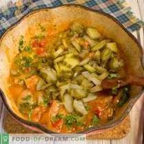 Azu in Tatar style with pickles and potatoes