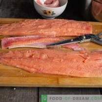 Aperitivo de pescado escandinavo - Gravlax de remolacha
