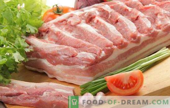 ¿Vientre de cerdo - gordo y dañino? No, jugosa y deliciosa! Las mejores recetas tradicionales y de autor de panceta de cerdo.
