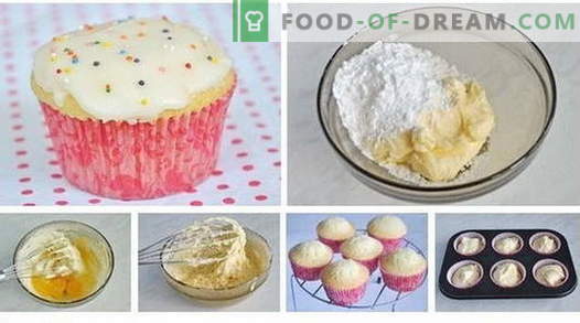 Cupcakes - cómo cocinarlos en casa. 7 mejores recetas de cupcakes caseros.
