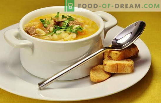 Sopa de pato: vegetal, con espárragos, arroz, guisantes, picante. Recetas para sabrosas y ricas sopas de pato, sopa de pato
