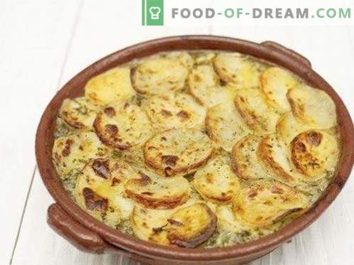 Patata francesa - Las mejores recetas. Cómo cocinar correctamente y sabroso las patatas en francés.