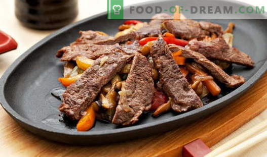 Carne con verduras - Las mejores recetas. Cómo cocinar adecuadamente y sabrosa la carne con verduras.