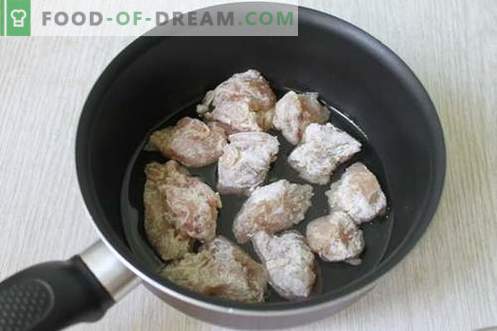 Filete de pollo: bocadillo de carne crujiente y apetitoso