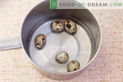 Закуска за гнезда на пъдпъдъци - празник за всеки ден
