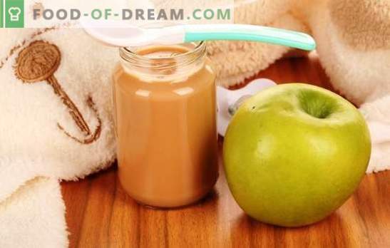 Puré de manzana para niños: cómo cocinarlo de forma adecuada y sabroso. Recetas de puré de manzana para bebes
