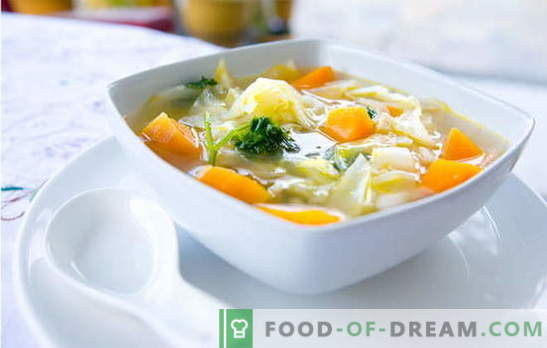 Sopa de col - Recetas probadas y de autor. Cómo cocinar sopa de repollo: coliflor, brócoli, colinabo