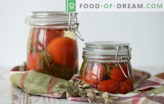 Adobo para tomates: ¡el personaje principal del blank de tomate! Recetas de deliciosas marinadas para tomates: con vinagre, aspirina, vodka