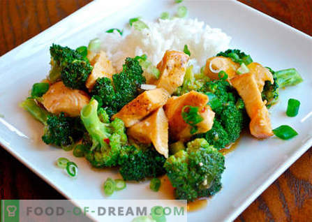 Pollo con brócoli - las mejores recetas. Cómo cocinar correctamente y sabroso pollo con brócoli.