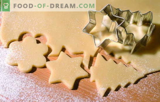 Galletas de mantequilla - ¡rápidamente! Nos alegramos de los hogares con galletas de arena a toda prisa: coco, chocolate, azúcar