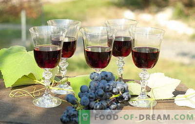 Relleno de uva casero - ¡naturalmente! Recetas de licor de uva en casa: con vodka, azúcar o alcohol