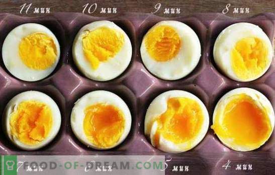 Cómo cocinar huevos pasados ​​por agua, duros, en una bolsa, huevo escalfado. Cuánto hervir los huevos después de hervir el agua
