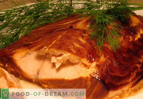 Salmón ahumado - las mejores recetas. Cómo cocinar el salmón ahumado correctamente y sabroso.