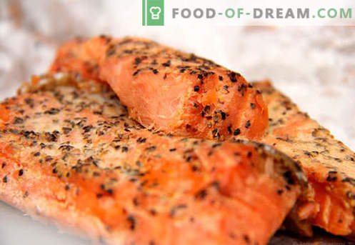 Salmón ahumado - las mejores recetas. Cómo cocinar el salmón ahumado correctamente y sabroso.