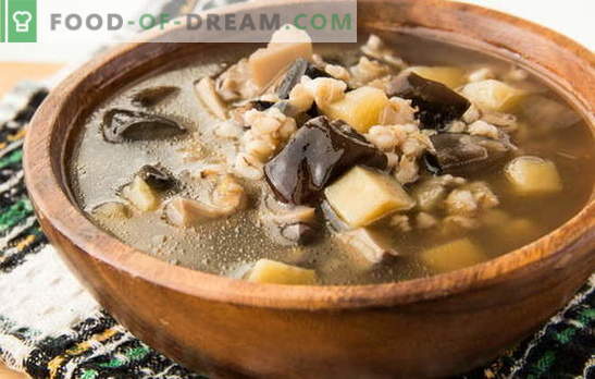 Sopa de champiñones de champiñones congelados: ¡el aroma del otoño! Las mejores recetas de sopa de champiñones de champiñones congelados