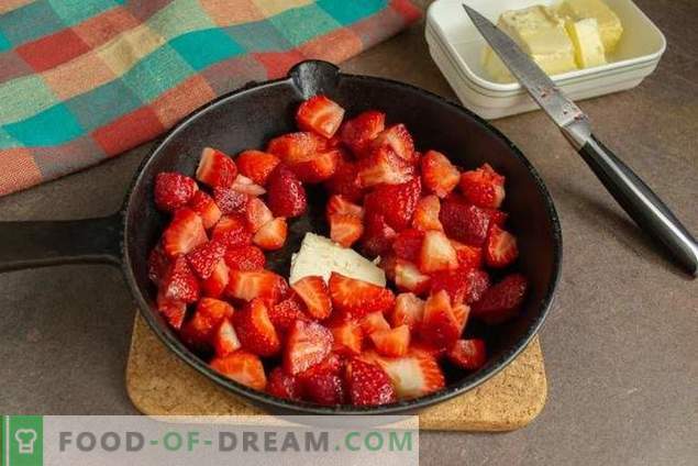 Trifle con fresas - un postre ligero