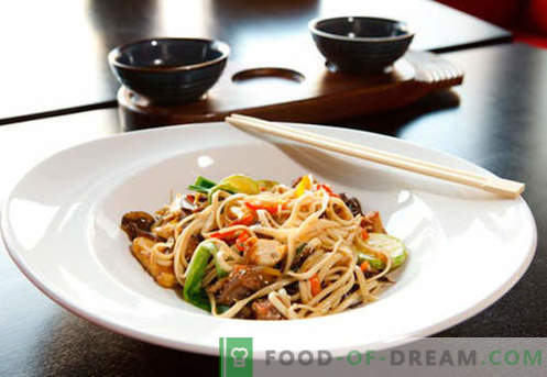 Los fideos Udon son las mejores recetas. Cómo cocinar correctamente y sabroso los fideos udon en casa.